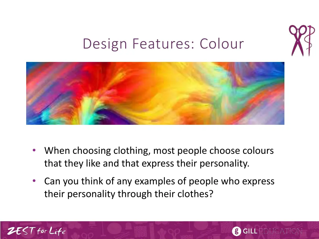 design features colour