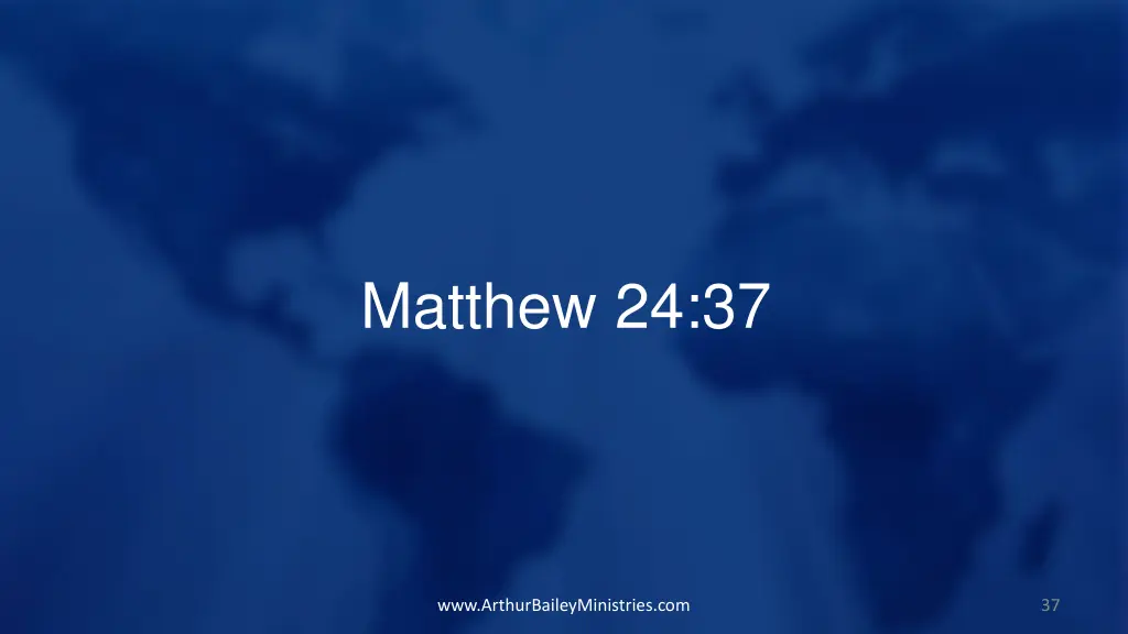 matthew 24 37