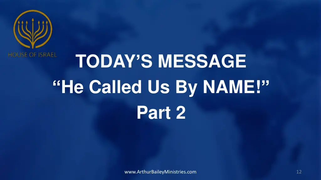 today s message he called us by name part 2 1