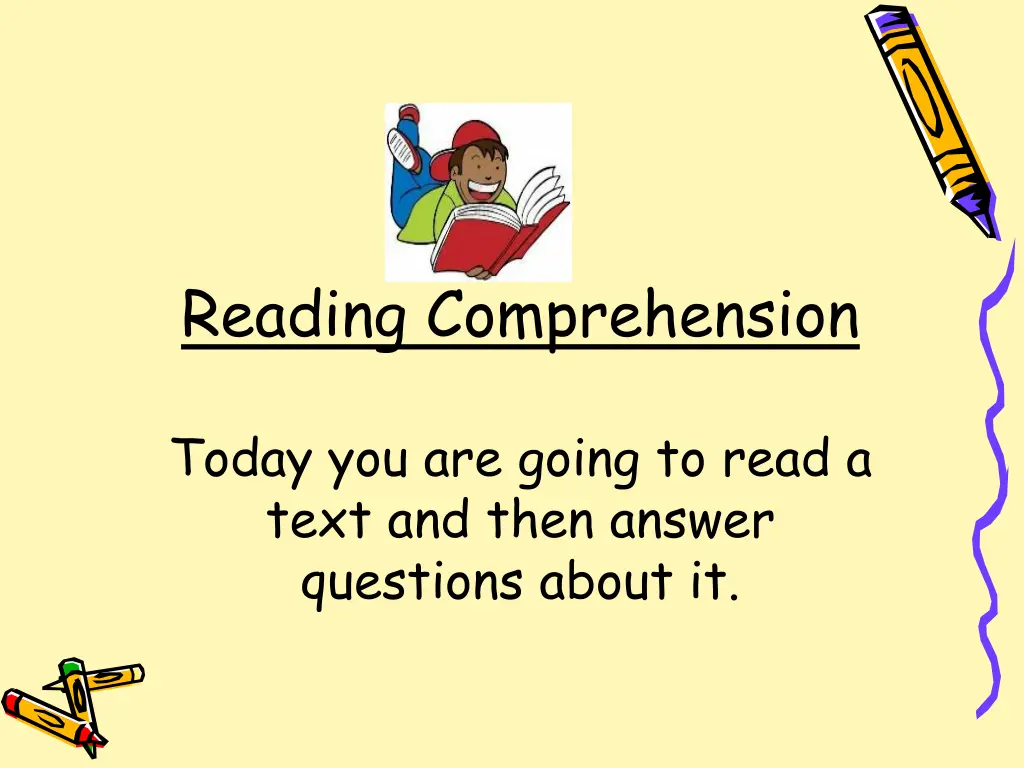 reading comprehension