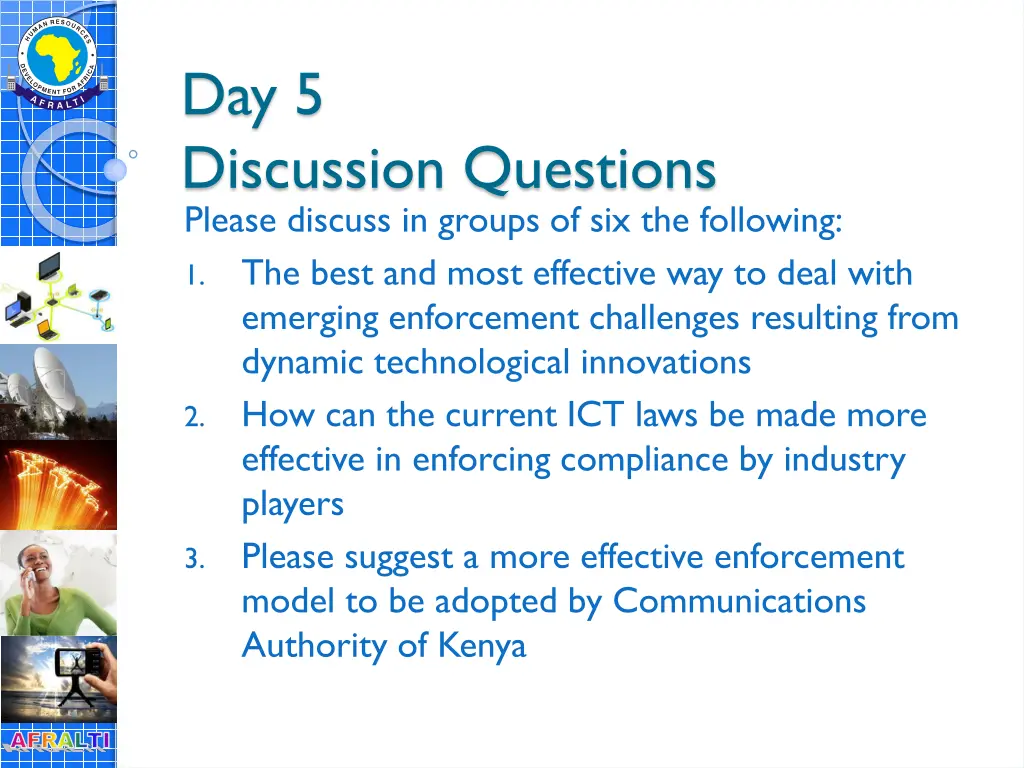 day 5 discussion questions please discuss