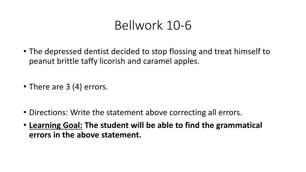 bellwork 10 6