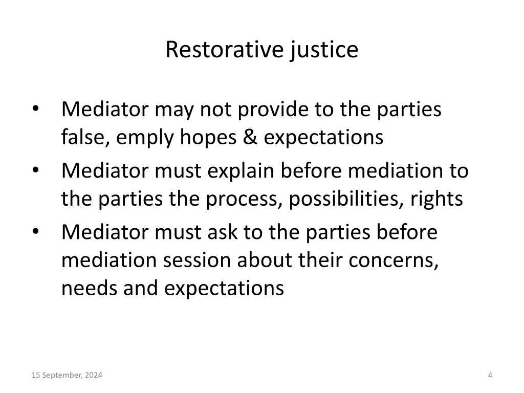 restorative justice