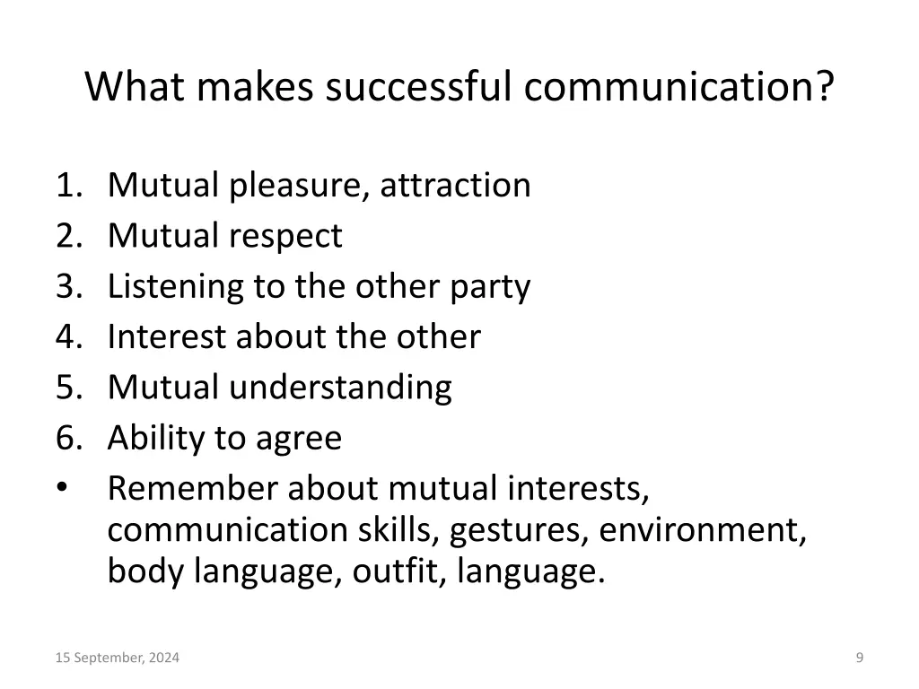 what makes successful communication