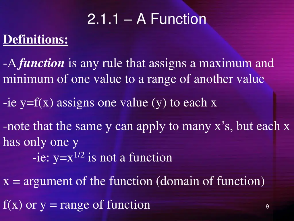 2 1 1 a function