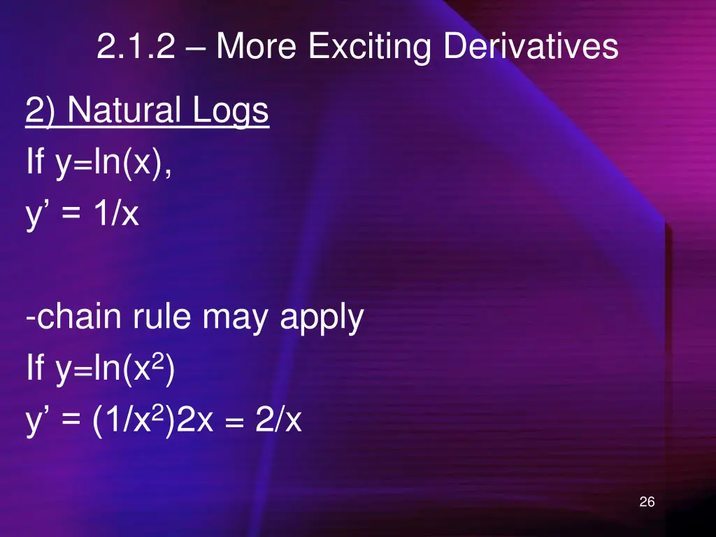 2 1 2 more exciting derivatives