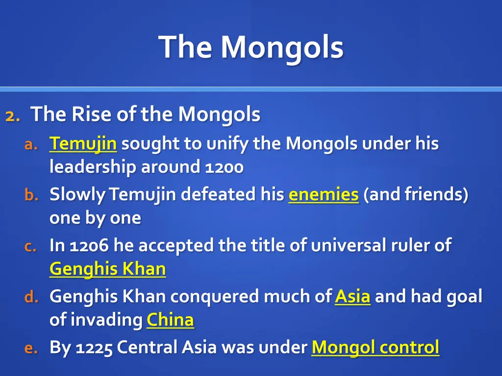 the mongols 1