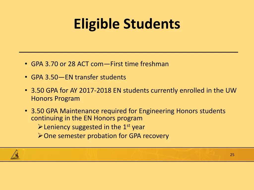 eligible students