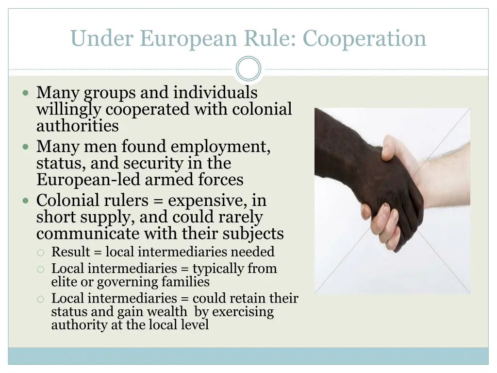 under european rule cooperation