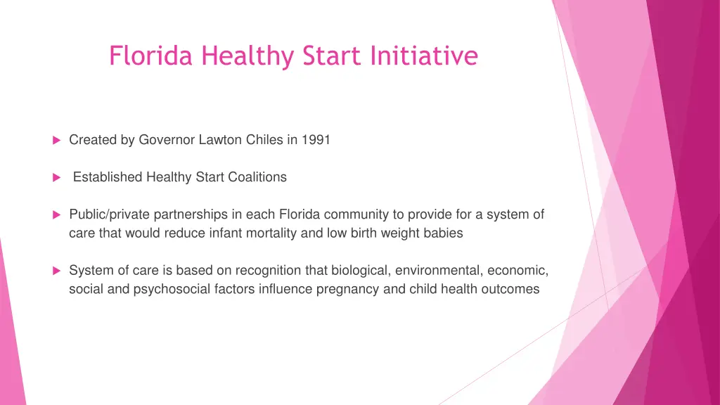 florida healthy start initiative