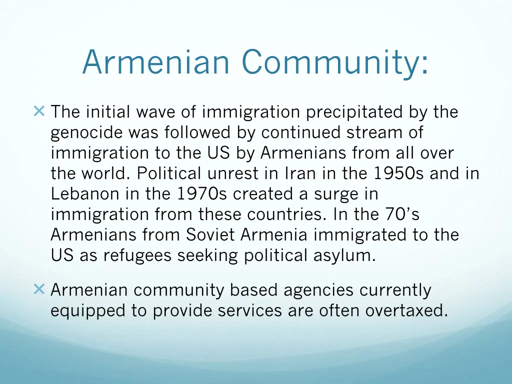 armenian community