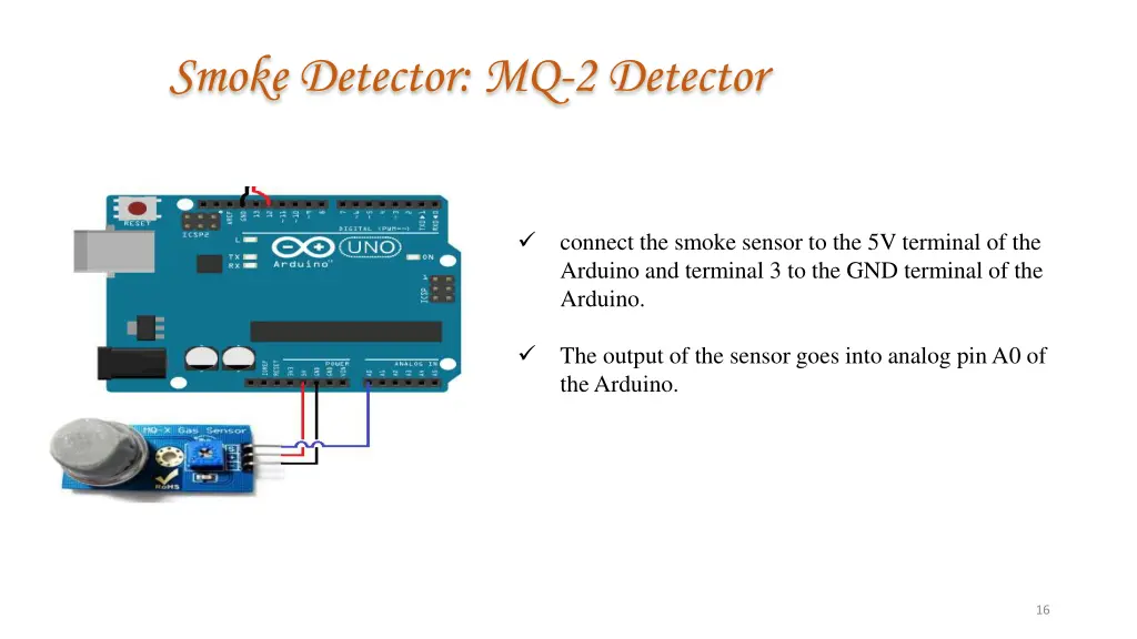 smoke detector mq 2 detector