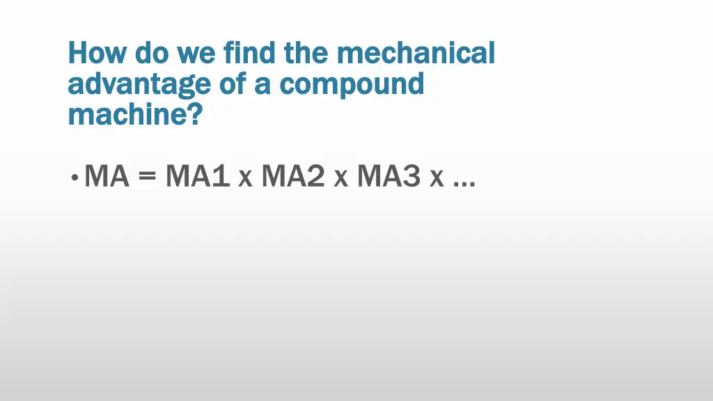 how do we find the mechanical how do we find