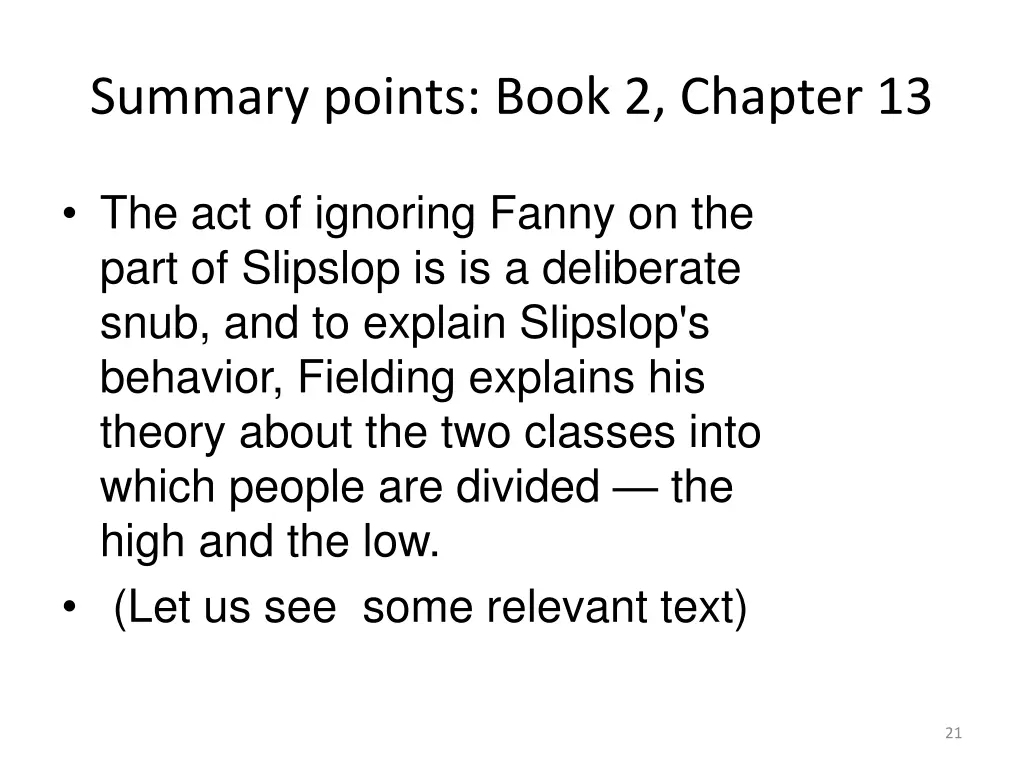 summary points book 2 chapter 13