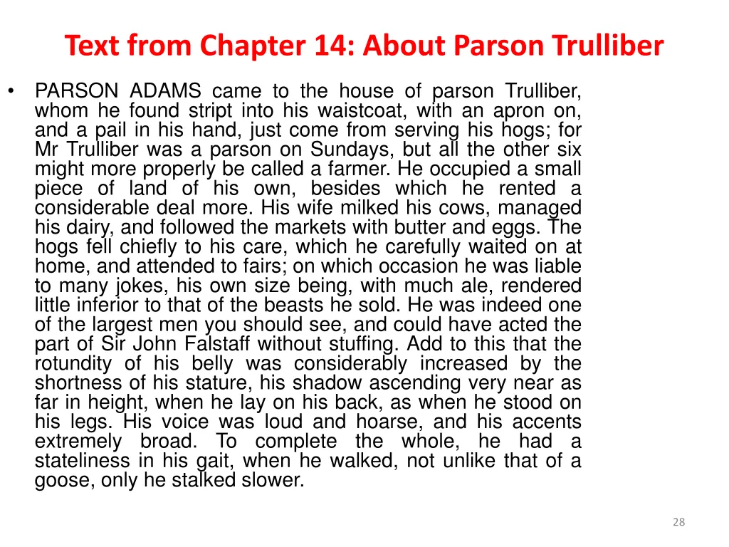 text from chapter 14 about parson trulliber