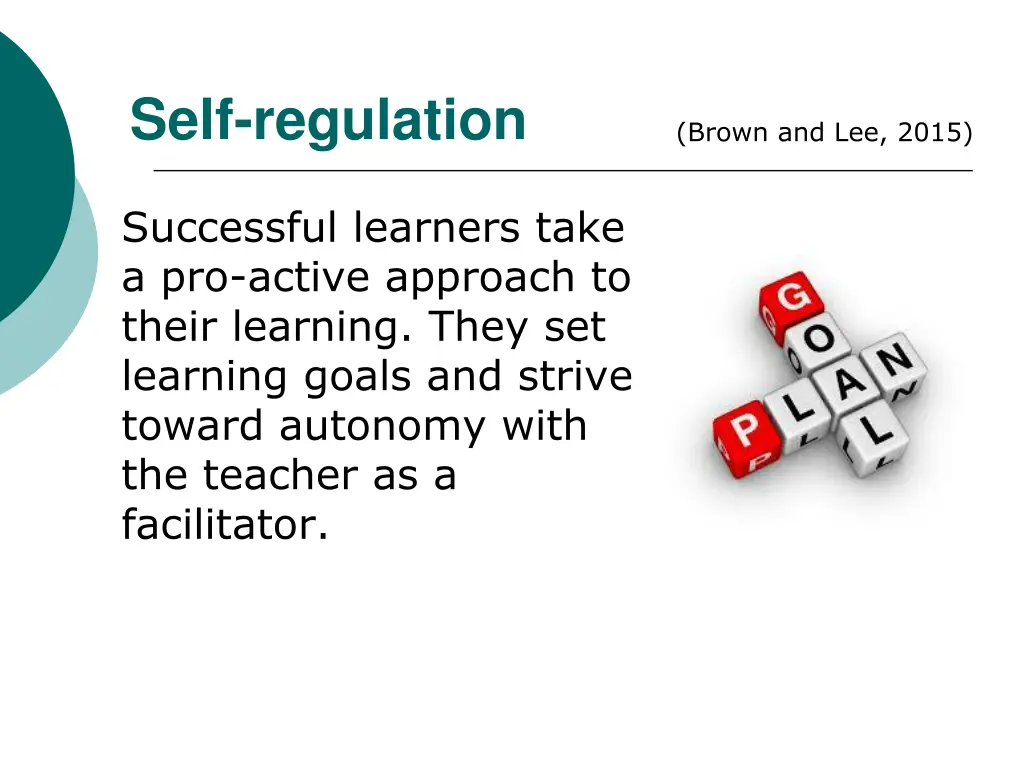 self regulation