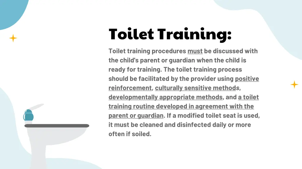 toilet training