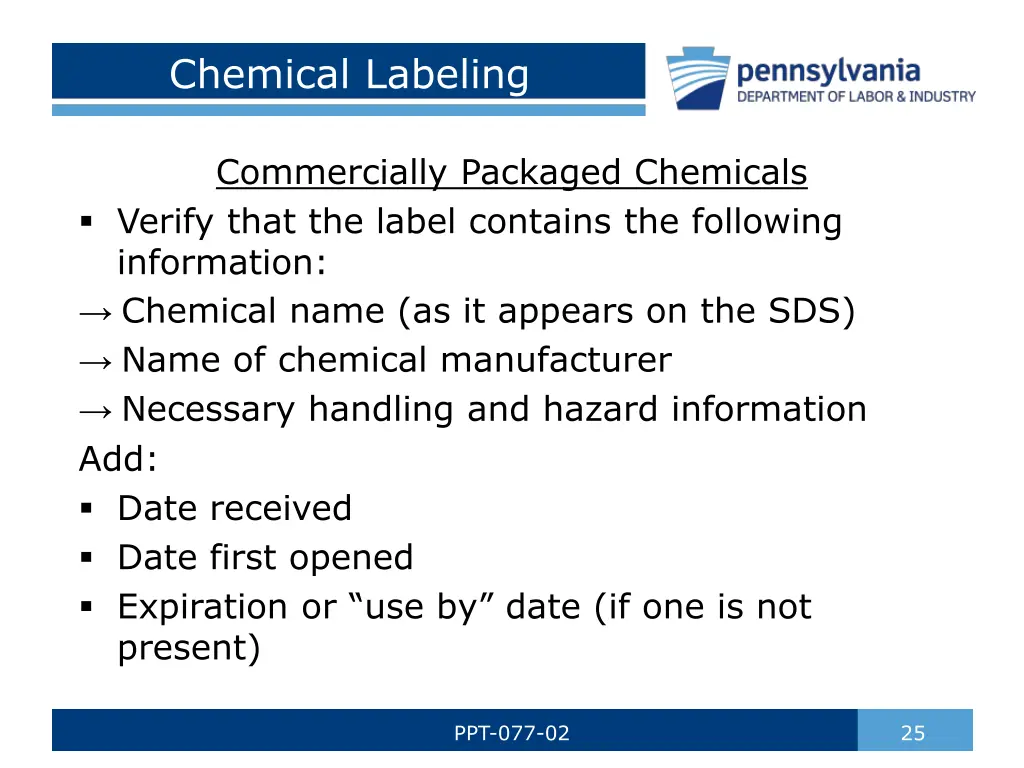 chemical labeling 1