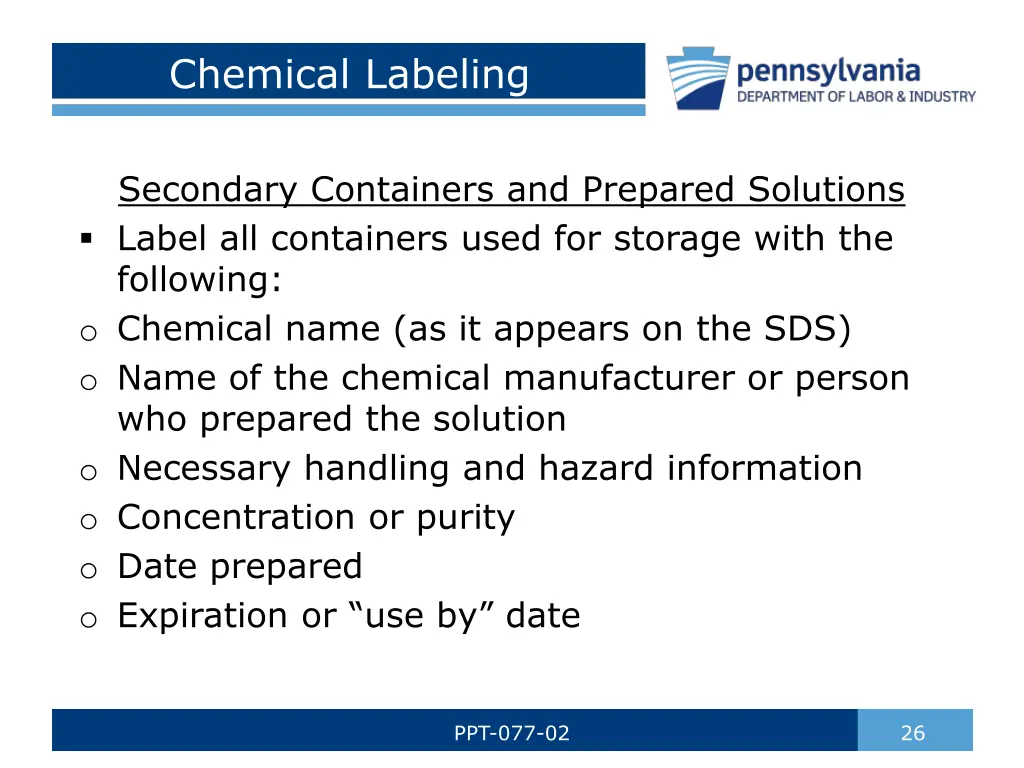 chemical labeling 2