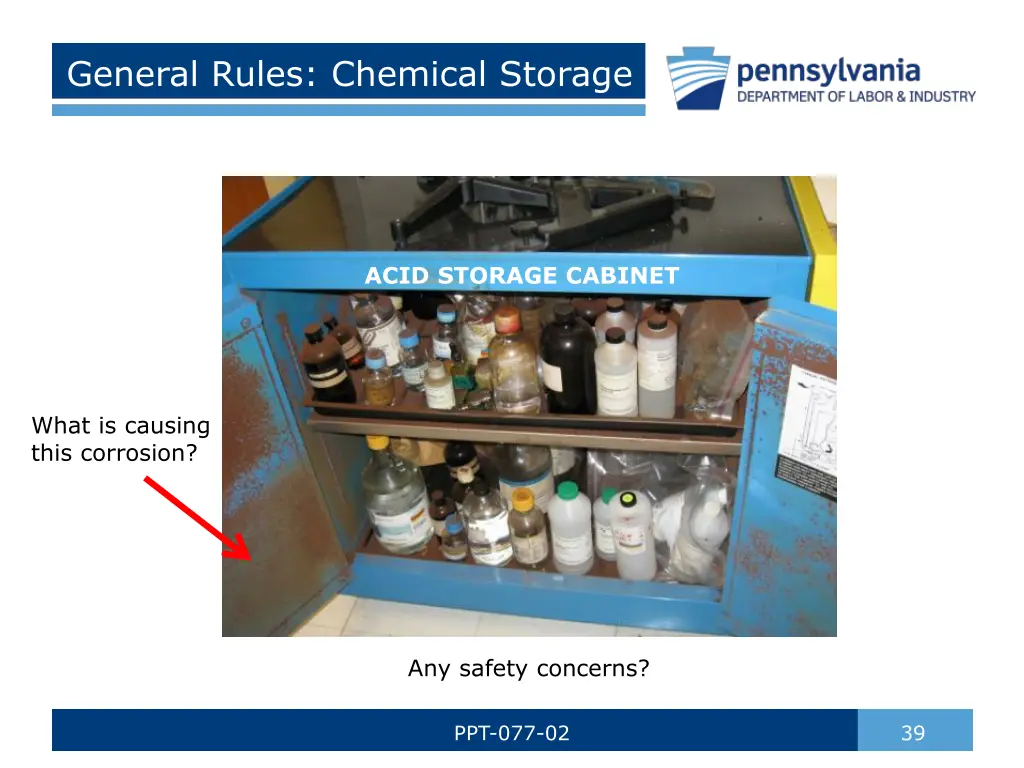 general rules chemical storage 4