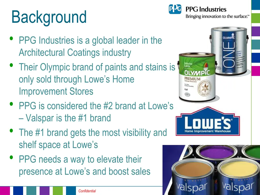 background ppg industries is a global leader