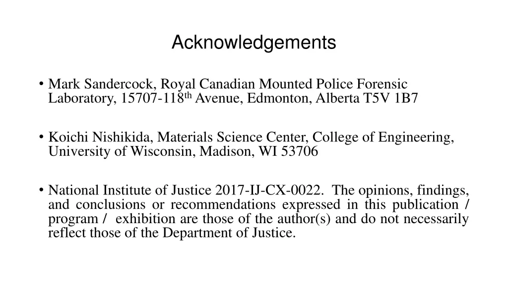 acknowledgements