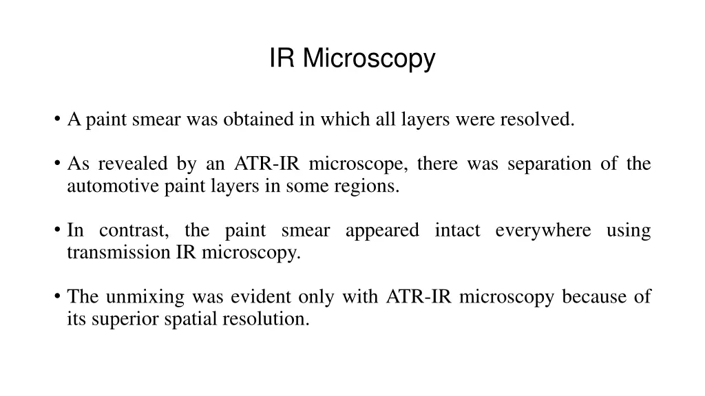 ir microscopy