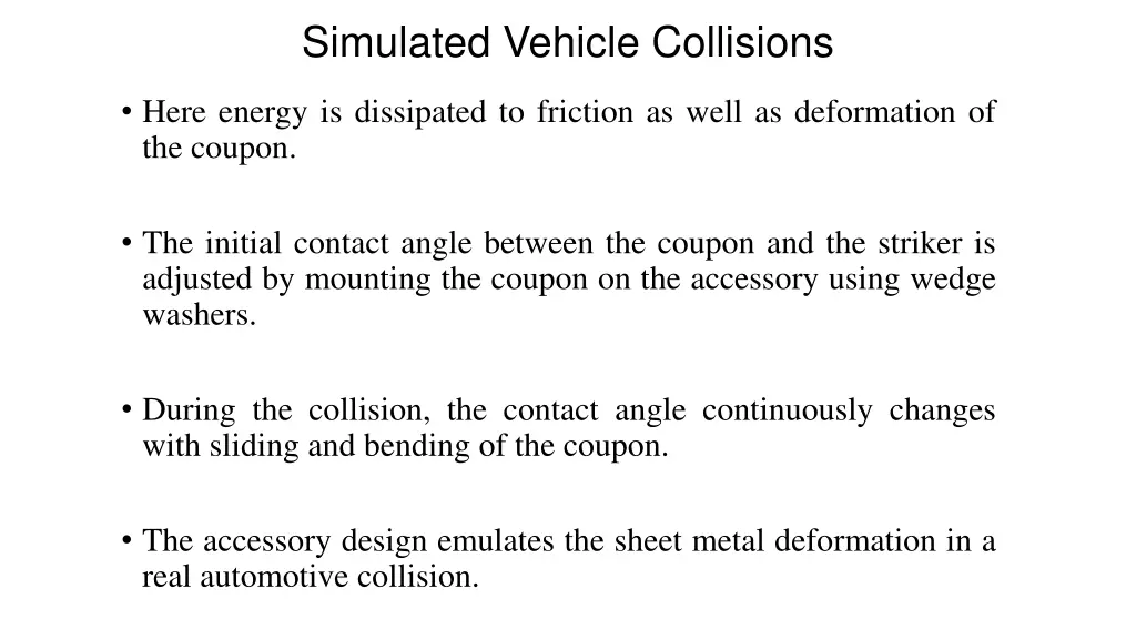 simulated vehicle collisions 1