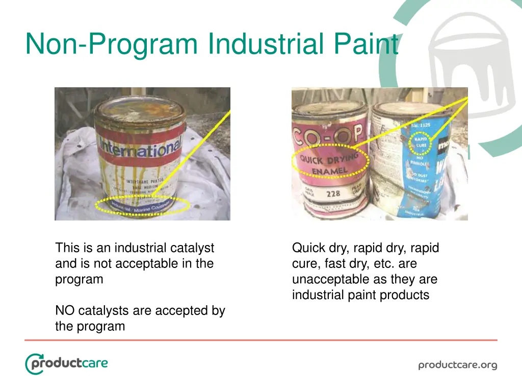 non program industrial paint 2