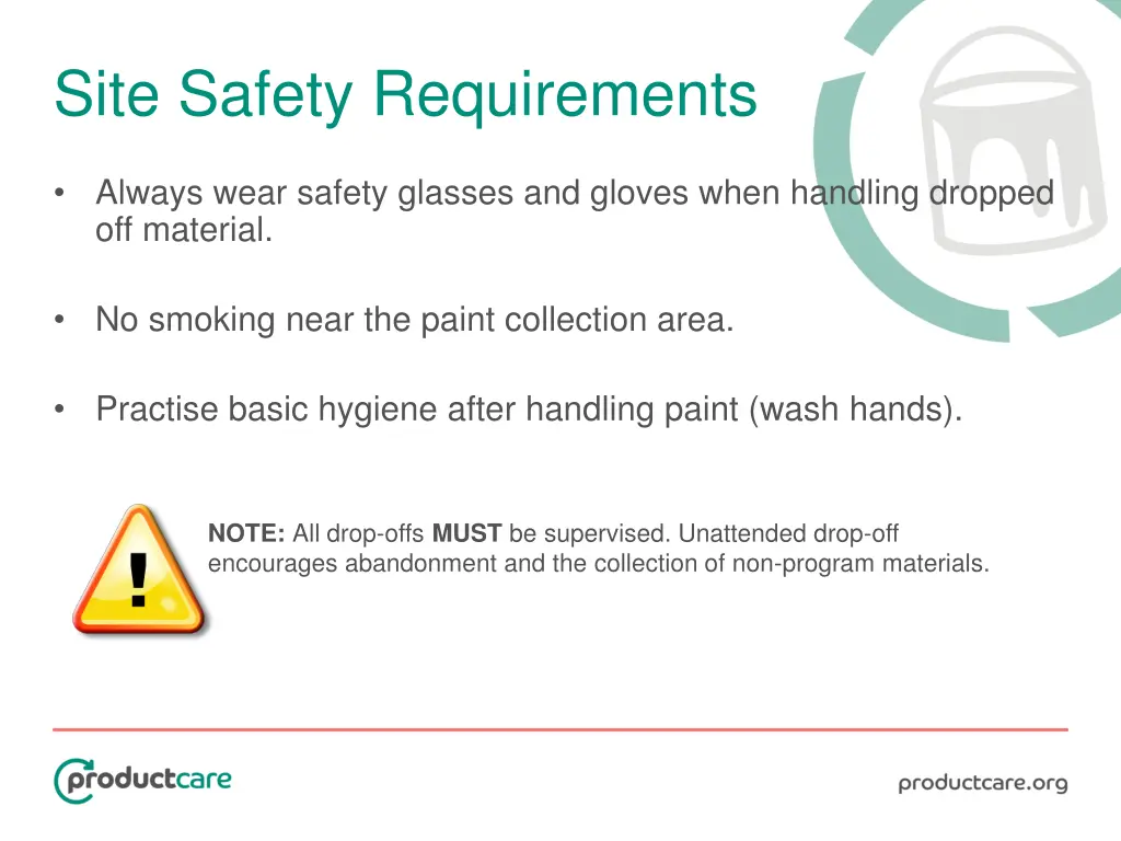 site safety requirements 1