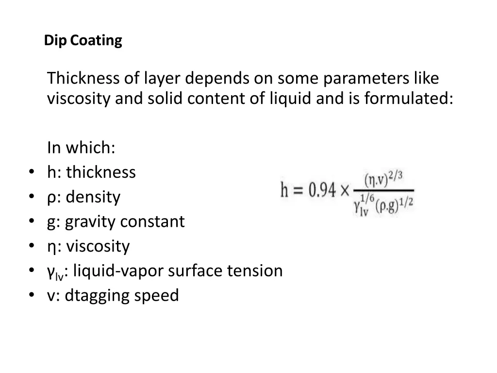 dipcoating