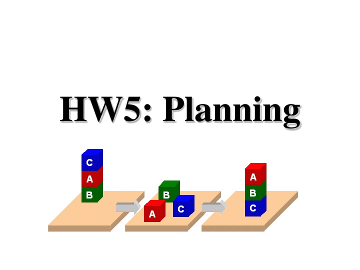 hw5 planning