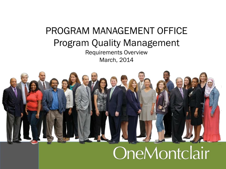 program management office program quality