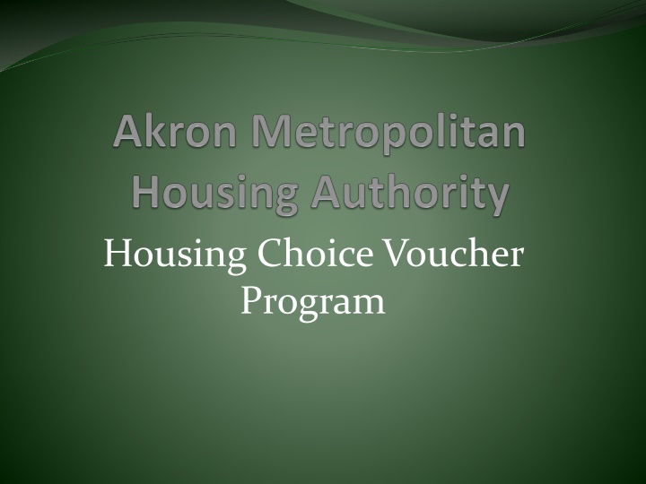 housing choice voucher program