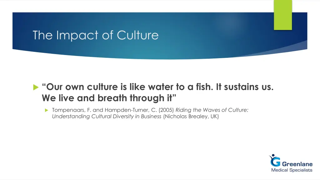 the impact of culture