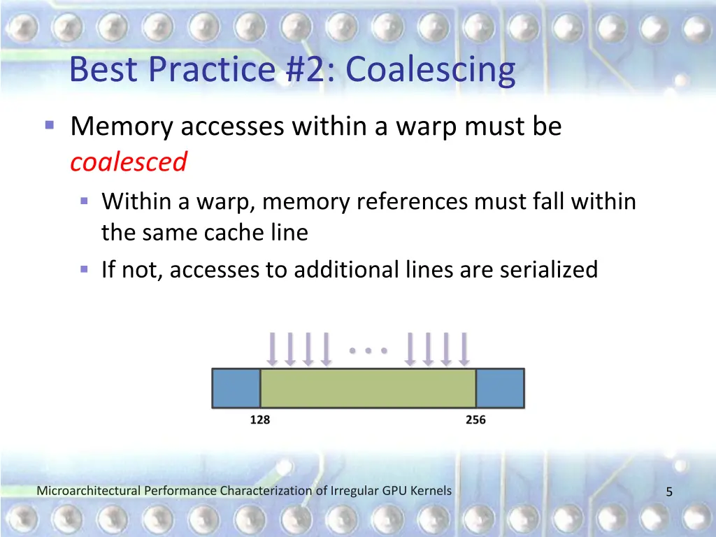 best practice 2 coalescing