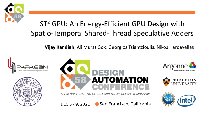 st 2 gpu an energy efficient gpu design with