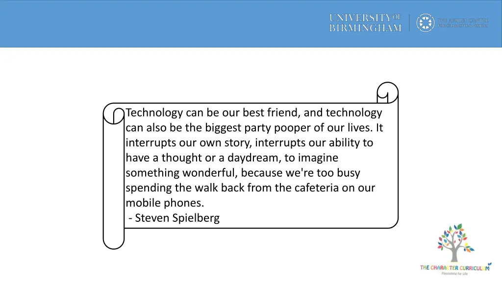 technology can be our best friend and technology