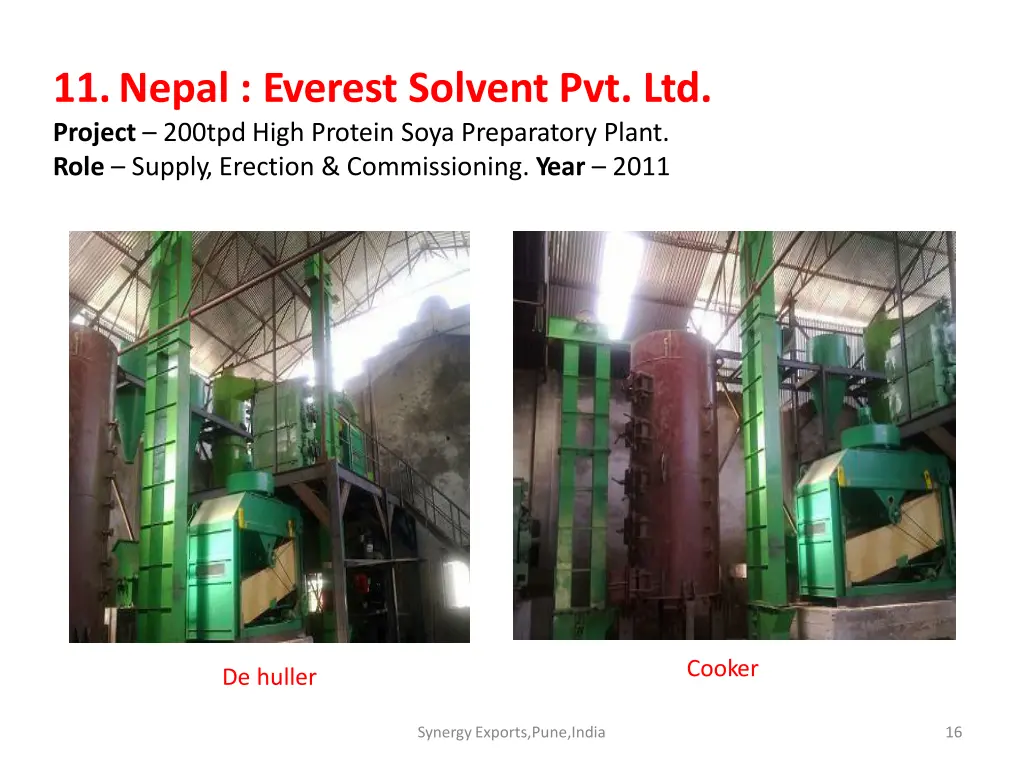 11 nepal everest solvent pvt ltd project 200tpd