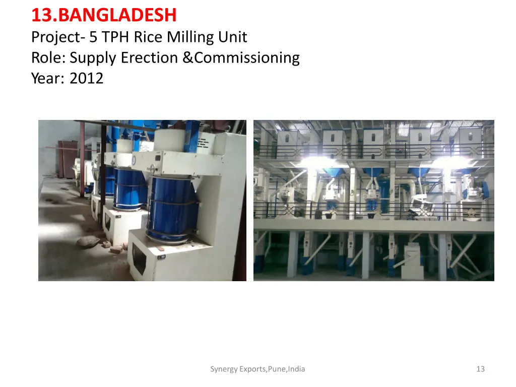 13 bangladesh project 5 tph rice milling unit