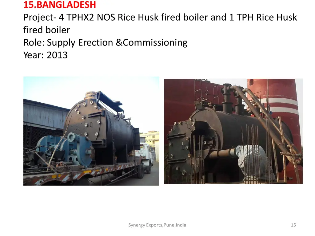 15 bangladesh project 4 tphx2 nos rice husk fired