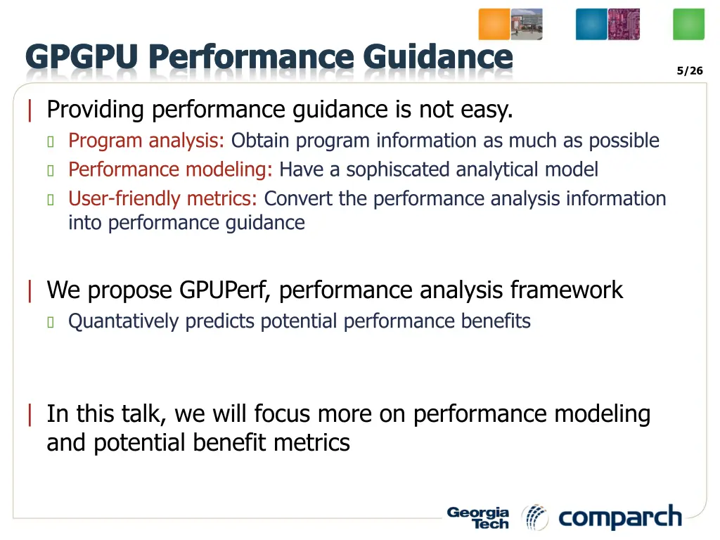 gpgpu performance guidance