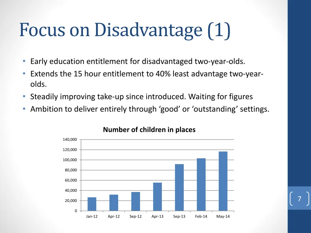 focus on disadvantage 1