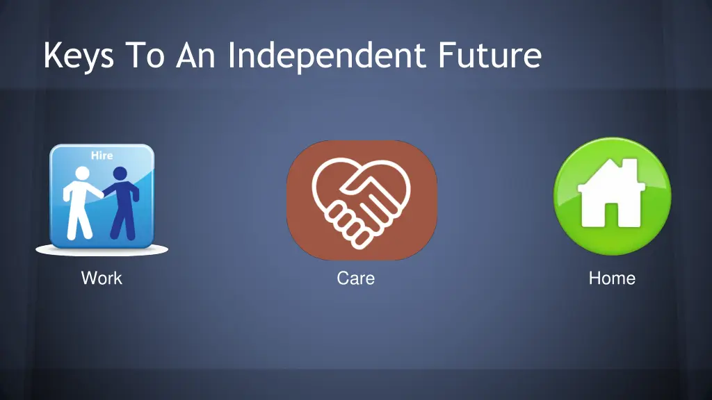 keys to an independent future