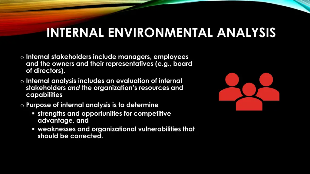 internal environmental analysis