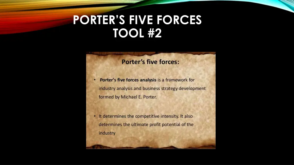 porter s five forces tool 2