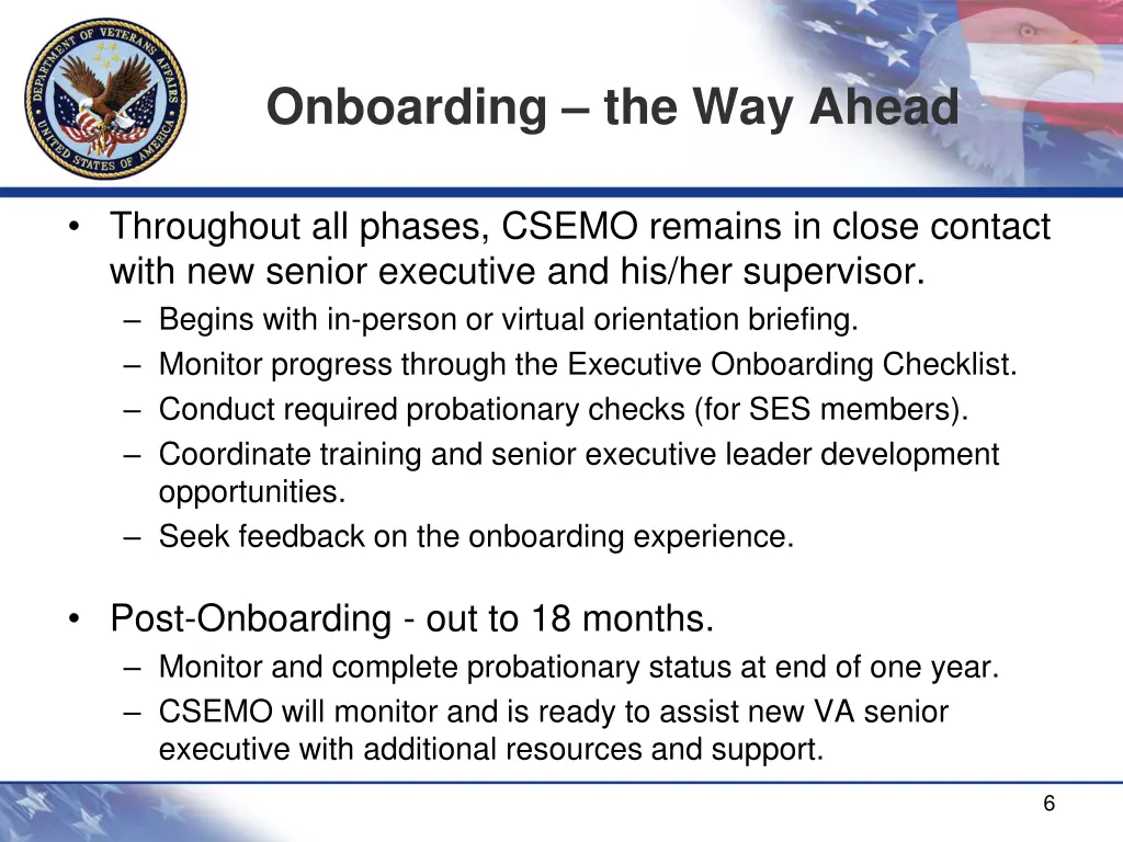 onboarding the way ahead