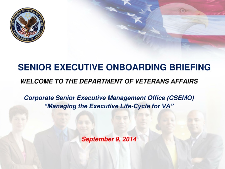 senior executive onboarding briefing