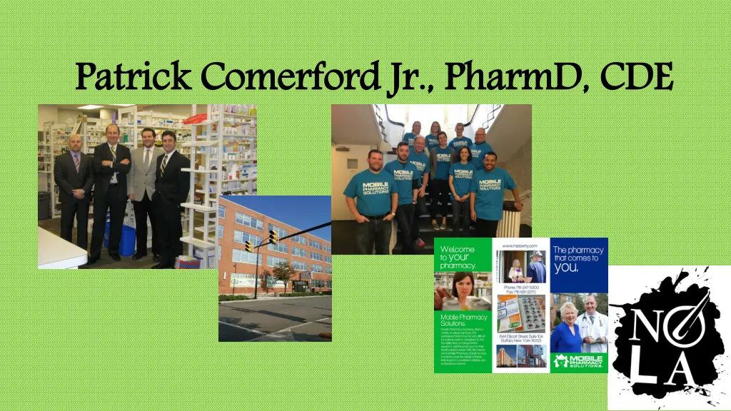 patrick comerford jr pharmd cde