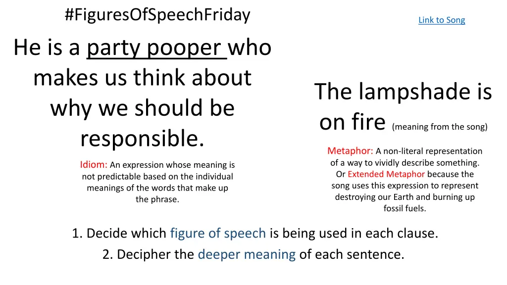 figuresofspeechfriday he is a party pooper